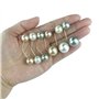 Nutabevr 12 Pièces Broche de Perle Artificielles, Mode Broche Perle Simulée Épingle Sécurité Clips, Pinces pour Châle, Accessoir