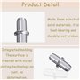 Lot de 30 support d'étagère 5 mm en nickel plaqué – Support d'étagère – Support de planche – Supports de plancher, pour Meubles,