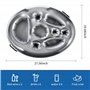 DUBUOZA Porte-Gobelet Gonflable Flottant 2 en 1-8 Trous Porte-Gobelet de Piscine Gonflable pour Les Fêtes de Piscine D'été Float