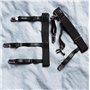OFKPO 1 Paire Antidérapante Clips, Soutien-Chemise Verrouillage Pince à Chemise Antidérapant et Anti-Ride Bretelle pour Homme et