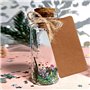 bouteilles en verre à message pour la décoration artisanale