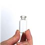 WYAN 16 mini bouteilles de souhaits en verre avec bouchons en liège, bouteilles en verre à message pour la décoration artisanale