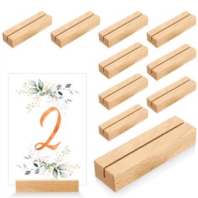 Litimkat 10 Pièces Porte Carte Bois