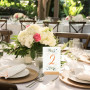 porte cartes photo en bois pour mariages