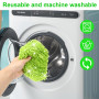 8 PièCes Tampon De Rechange Mop Pads en Microfibres Vadrouille Microfibre Tampon Vadrouille Lavables Chiffons Lingettes Reutilis