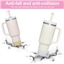 Couvercles de Paille Pour Tasse Stanley Lot de 7,5 pcs Portable Bouchon Anti-Poussière En Paille 2 manchon en silicone pour gobe