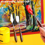 9 Spatule Peinture 6 Couteaux à Palette