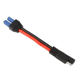 Futheda Connecteur Femelle EC5 vers Adaptateur d'alimentation SAE Automobile - Câble d'extension Compatible avec Les Batteries d