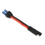 Futheda Connecteur Femelle EC5 vers Adaptateur d'alimentation SAE Automobile - Câble d'extension Compatible avec Les Batteries d
