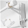 WeloWelo Support Tringle à Rideau Sans Perçage – Support Réglable et Antidérapant pour Coffres de Volet Roulant – Installation F