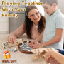 Smilejoy Jeu de dominos pour adultes, jeu de domino pour jeux de société classiques, jeu de 6 dominos 28 pièces avec étui en boi