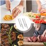 NEERIX Lot de 2 Couteaux à Fruits Portables Multi-Usages Avec Fourreau - Multifonction Pour l'Extérieur Avec Étui - Bâton de Cou