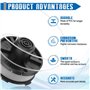 JAMSSOW 3 Pièces Bobine de Fil Convient pour Makita 196146-9/195858-1,Rechange Coupe Bordure pour Makita Akkusense 18V DUR181Z,D