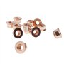Create idea 12pcs écrou de collecteur d'échappement tête écrou M8 Hex cuivre autobloquant pour Voiture, 11621711954