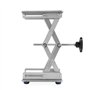 6" Plate-Forme d'Ascenseur de Laboratoire de Ciseaux Support de Jack d'Acier Inoxydable/Protection Pliable 150 * 150 * 250mm de