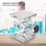 6" Plate-Forme d'Ascenseur de Laboratoire de Ciseaux Support de Jack d'Acier Inoxydable/Protection Pliable 150 * 150 * 250mm de 