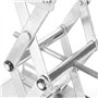 6" Plate-Forme d'Ascenseur de Laboratoire de Ciseaux Support de Jack d'Acier Inoxydable/Protection Pliable 150 * 150 * 250mm de 