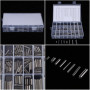 Goupille Elastique, 280pcs Goupilles Fendues en Acier Inoxydable Tailles M1.5 M2 M2.5 M3 M4 M5 M6 M8 Goupilles de Tension de Res