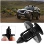 Terisass 01553-09321 Garniture Clips 01553-2DR9A Voiture Véhicule Intérieur Pare-chocs Clips Kit de Fixation pour Xterra Versa J
