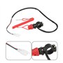 Interrupteur d'Arrêt et de Sécurité de Guidon de Moto 7/8 22 mm Universel Bouton d'Arrêt d'Urgence Coupe-circuit Hors-bord Etanc