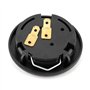 Fydun Voiture Klaxon Universelle Modifiée Bouton Avertisseur de Volant Noir