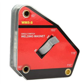 Aimant de Soudeur，60°/90°/110°/115°/165° Aimant Puissant NdFeB Soudage Support de Soudure Magnétique Aimant de Soudeur Equerre d