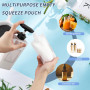 Zosenyer Kit Voyage Avion, 15 Pièces Contenant de Voyage 30ml/50ml/100ml, Étanches Bouteille Vide avec Entonnoirs, Petit Flacon 