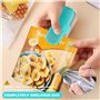 Mini Scelleur,Mini Scelleur Sac Plastique,2 en 1 Portable Scelleuse,Scellant et Coupeur Sous Vide Portatif,Scelleur Thermique US