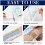 Bandage Transparent Imperméable,15cm X 5m Pansement Waterproof,Pansement Tatouage Waterproof,Pansement Adhésif pour Sport, Douch