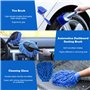 31 Pièces Brosse Nettoyage Voiture Kit pour L'intérieur et L'extérieur