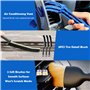 YSWOVUO Kit Nettoyage Voiture, 31 Pièces Brosse Nettoyage Voiture Kit pour L'intérieur et L'extérieur, Brosse Perceuse Nettoyage