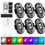 GIBOHOM 6 Pièces Lumières Stroboscopiques LED