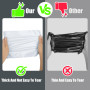 KOMABLEN 120 Pièces Enveloppe Plastique Expedition, Autoadhésive Emballage Colis Vinted 4 Tailles S/M/L/XL, Opaque Imperméable C