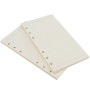 KOHAND Lot de 10 recharges de papier ligné A5, 6 trous perforés, inserts de recharge A5 lignés rechargeables pour agenda, classe