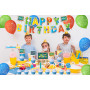 Fournitures de fête mathématiques - Décorations de fête d'anniversaire mathématiques comprenant une bannière d'anniversaire math
