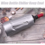 Wenrescry manchons de refroidissement pour bouteilles avec fermeture rapide pour la bière, le vin, le champagne, le gel de vin, 