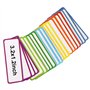 Wenrescry 30 bandes etiquette magnetique, 10 couleurs réutilisables et effaçables, étiquettes magnétiques colorées pour tableaux