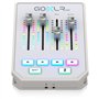 TC Helicon GoXLR MINI-WH Mélangeur de diffusion en ligne avec interface USB/audio et préampli Midas