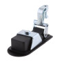PETSOLA 2 Pièces Encastré Loquet de Porte Serrure à Compression Bouton Poussoir Loquet de Levier pour Bateau RV