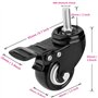 remplacement des roues verrouillables pour remorque industrielle