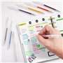 EooUooIP Lot de 12 stylos à encre gel à paillettes - Stylos à encre gel de couleur métallique avec encre à séchage rapide - 1 mm