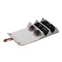 Zliger Boîte de Rangement pour Lunettes, Soleil à 3 Fentes Suspendus BoîTe De Rangement Étui de rangement pour lunettes de solei
