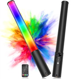LUXCEO P400 RGB Lampe Vidéo à LED 2500-6500K Lumiere Photo LED écran OLED