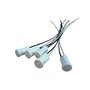 N Lot de 20 douilles G4 G4 avec support en céramique pour ampoules à quartz, ampoules halogènes, lampes LED, grilles lumineuses,