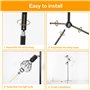 Dehobo lampadaire sur pied salon lampe sur pied lampadaires industriel LED luminaires intérieur sur pied trepied lampe de lectur