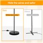 Dehobo lampadaire sur pied salon lampe sur pied lampadaires industriel LED luminaires intérieur sur pied lampe de lecture sur pi