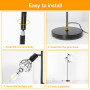 Dehobo lampadaire sur pied salon lampe sur pied lampadaires industriel LED luminaires intérieur sur pied lampe de lecture sur pi