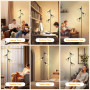 Dehobo lampadaire sur pied salon lampe sur pied lampadaires industriel LED luminaires intérieur sur pied lampe de lecture sur pi