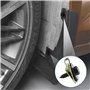 80 Pcs U-Clips et Vis Kit Universal Metal Écrous et Boulons pour Auto Clips de Fixation Voiture Kit de Clip à Vis et Écrou Écrou