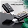 Stebela USB 5.0 Bluetooth Récepteur adaptateur AUX audio jack 3,5 mm stéréo sans fil Transmetteur pour Kit voiture d'ordinateur 